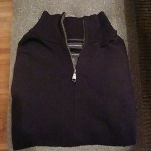 Merino full zip sweater
